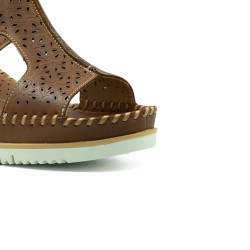 Pikolinos basutės su platforma moterims, rudos W3Z1623C1