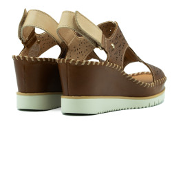 Pikolinos basutės su platforma moterims, rudos W3Z1623C1