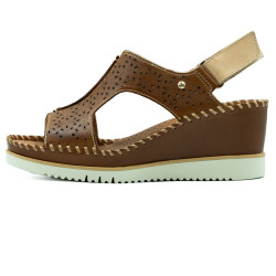 Pikolinos basutės su platforma moterims, rudos W3Z1623C1