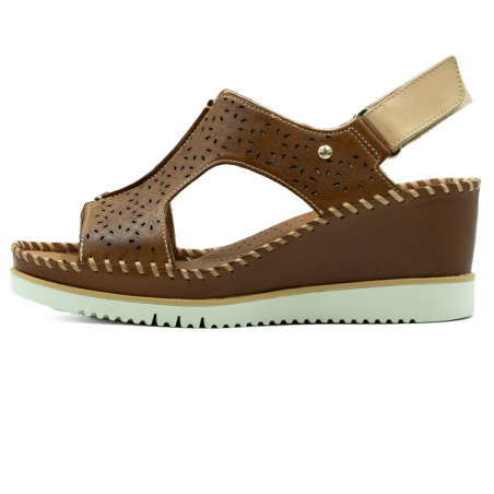 Pikolinos basutės su platforma moterims, rudos W3Z1623C1