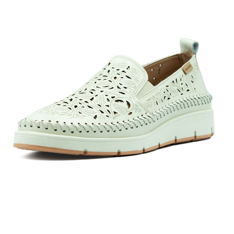 Pikolinos bateliai moterims, balti W8D3896