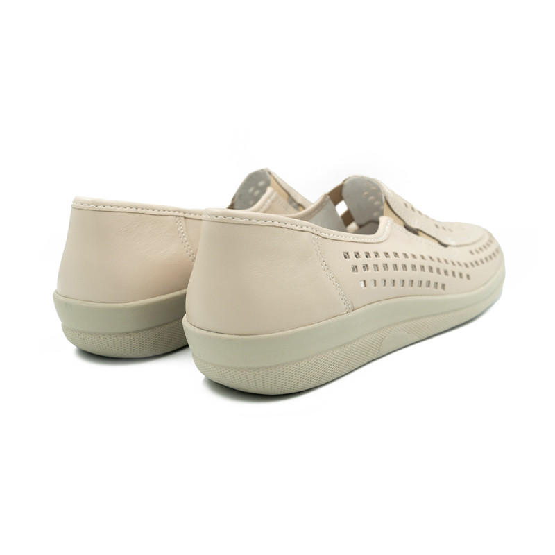 Polking lygiapadžiai bateliai moterims, balti 941637261