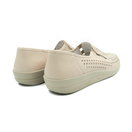 Polking lygiapadžiai bateliai moterims, balti 941637261